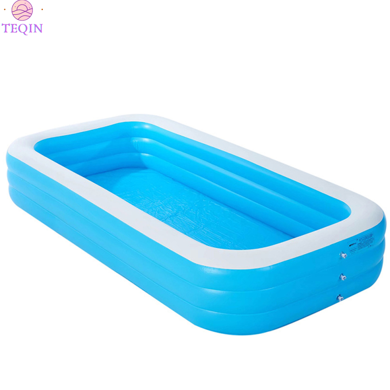 TEQIN new！！Children Inflatable Swimming Pool Large Family Summer Outdoor Pool Kids ราคา 3,931 บาท*ส่งฟรี
