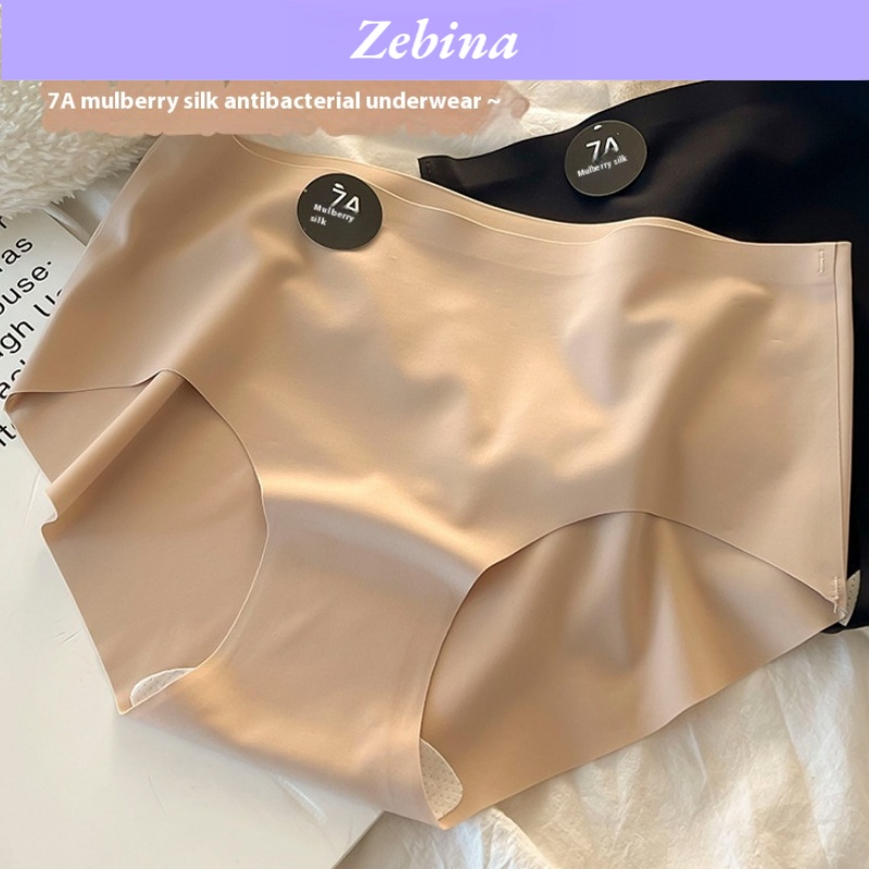 Zebina Women's Seamless Yoga Fitness Underwear with Antibacterial Silk for Comfort