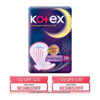 Kotex Soft And Smooth Slim Overnight Sanitary Pads 28CM