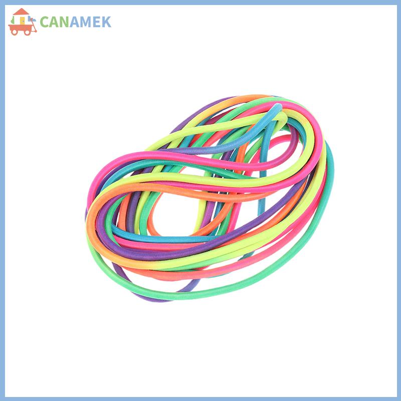 CANAMEK 1 Piece Kids Skipping Rope Training Toys 5-10m Jump Rope Rubber Band Motion Toy Jumping Work
