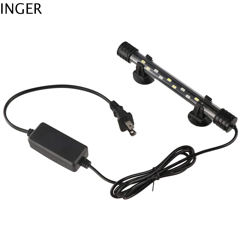 INGER Fish Tank Clip 90-260V Trồng Đèn màu Nước Ngọt Chìm Đèn Dưới nước Trang Trí Nội Thất Cây Phát Triển Đèn Đèn hồ cá Bể cá Bể cá Ánh Sáng Aquarium LED Ánh Sáng