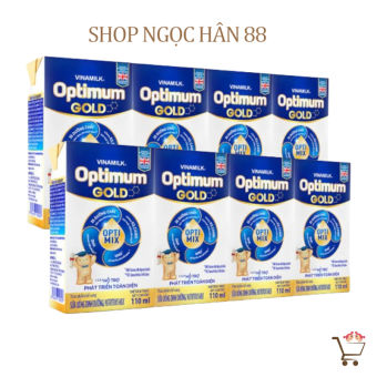 Combo 2 Lốc Sữa Dinh Dưỡng Optimum Gold 8 Hộp x 110ml