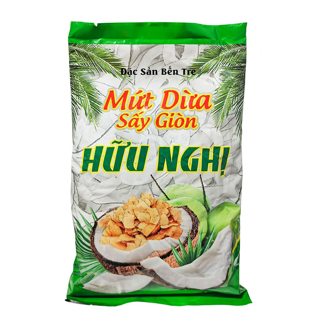 Mứt dừa sấy giòn Hữu nghị gói 275g