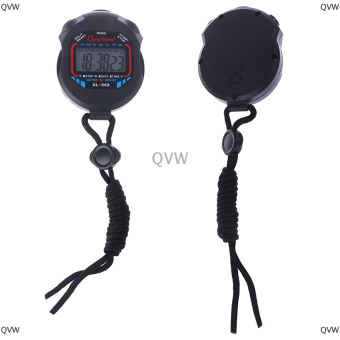 QVW Đồng hồ bấm giờ bấm giờ chuyên nghiệp kỹ thuật số LCD Đồng hồ bấm giờ bấm giờ cầm tay