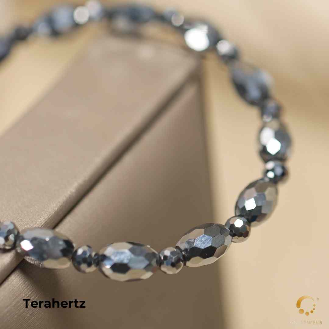 Terahertz Rice Bead Faceted Bracelet 6x9mm+-
