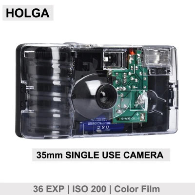 HOLGA 35MM COLOR Roll Film SINGLE USE CAMERA - 36 EXP - 200 ISO