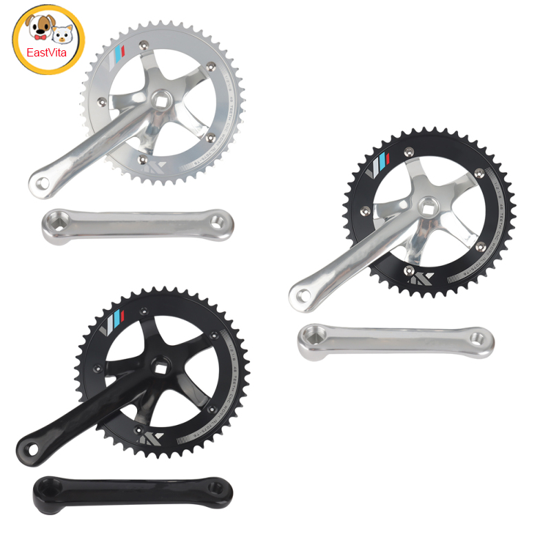 48T 166mm Fixed Sprocket Crankset Alumniun Alloy Crankset Single Speed Track Bike Crankset Sprocket For Road Bike Bicycle Folding Bicycle Mountain Bike ราคา 2,897 บาท*ส่งฟรี