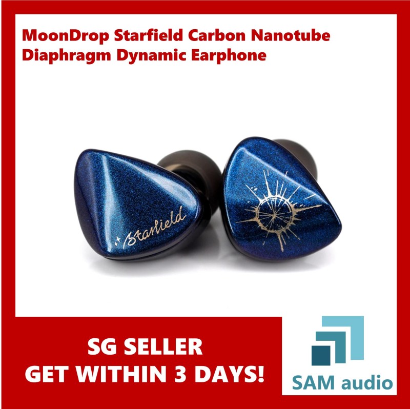 MoonDrop Starfield Carbon Nanotube Diaphragm Dynamic Earphone Singapore