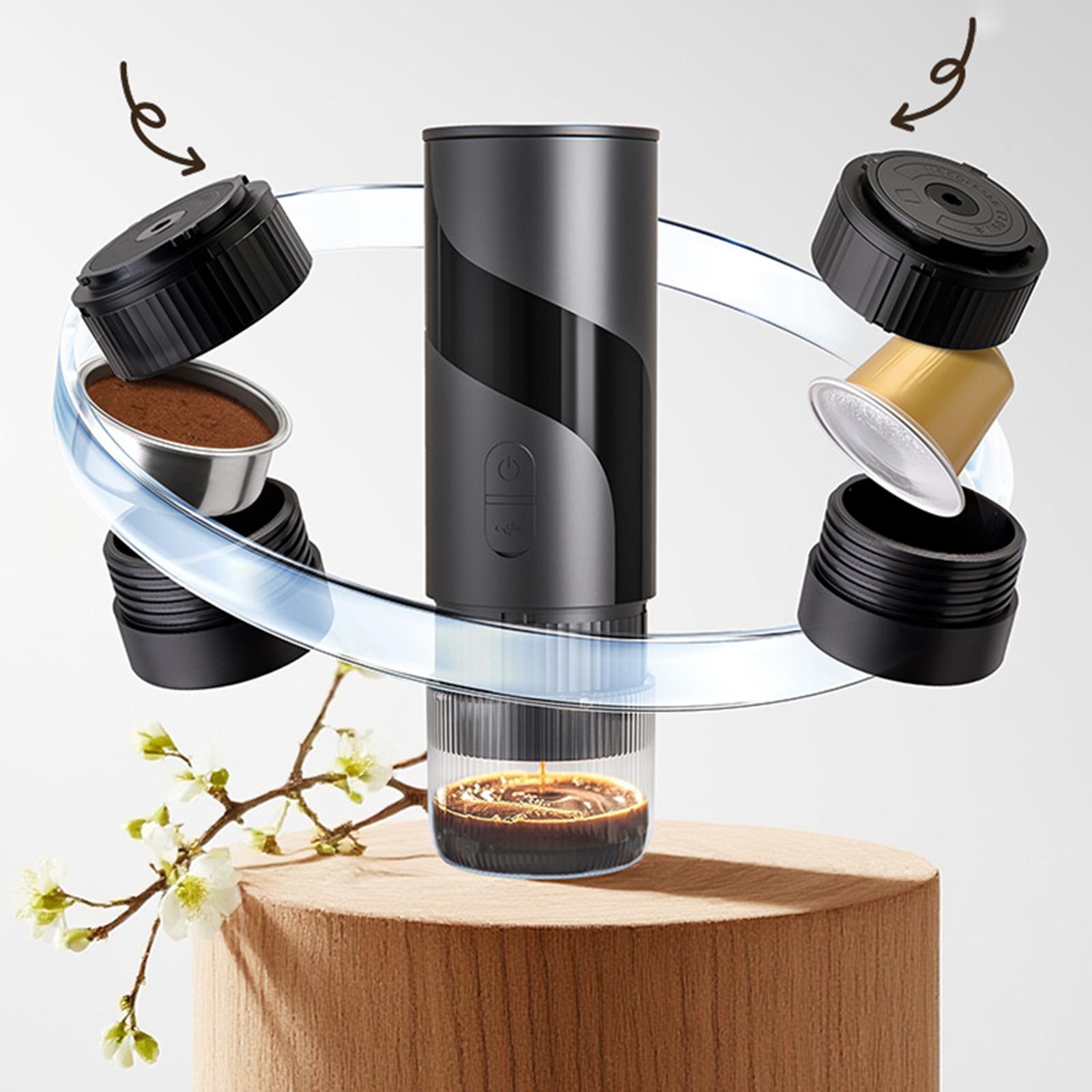 Newfamei xách tay máy pha cà phê Espresso điện nhỏ thuận tiện có thể sạc lại nhỏ gọn Mini Máy pha cà phê cho câu cá ngoài trời nhà RV đi bộ đường dài