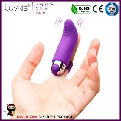 LUVKIS Finger Vibrator G Spot Massager Clitoris Vibrator Sex Toy for Female Clitoris Stimulator Sexy Clit Massager Sex Toy for Male Erotic 10 Speed Orgasm Sex Toy for Couple / Discreet Packaging