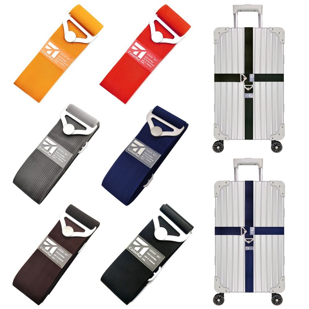 Okdeals chống trộm dây đeo cố định Dây Đai Vali Khóa dây đeo hành lý Vali du lịch Phụ kiện dây buộc hành lý dây đeo hành lý bundling vành đai