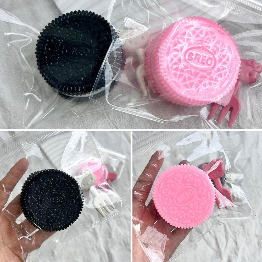 Cute Cartoon Cheese Oreo Cookies Cake Squishy Food Slow Stress Scented Soft Squeeze Cream Gift Toy Rising Funny Relieve S7I9