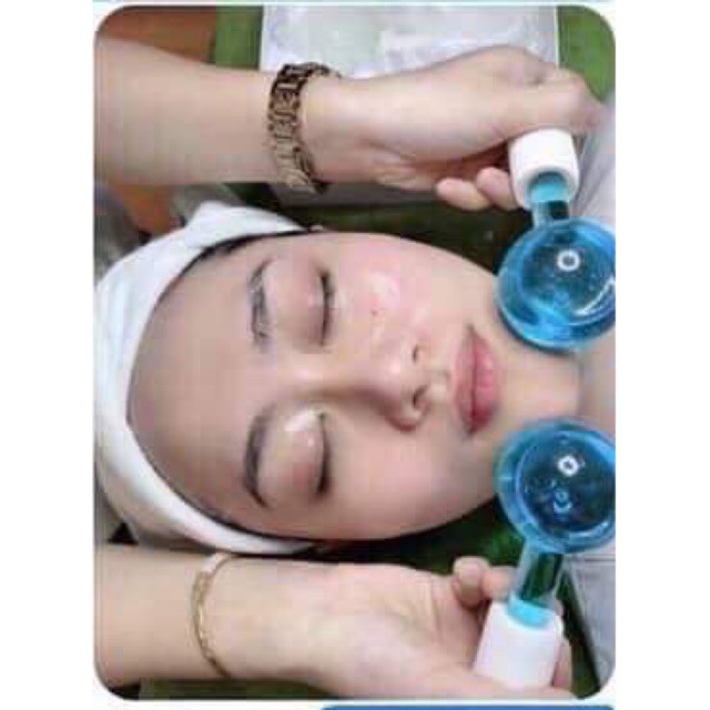 Thanh lăn đá lạnh massage mặt giảm bọng mắt và thu nhỏ lỗ chân lông - quả cầu lạnh - ql 90