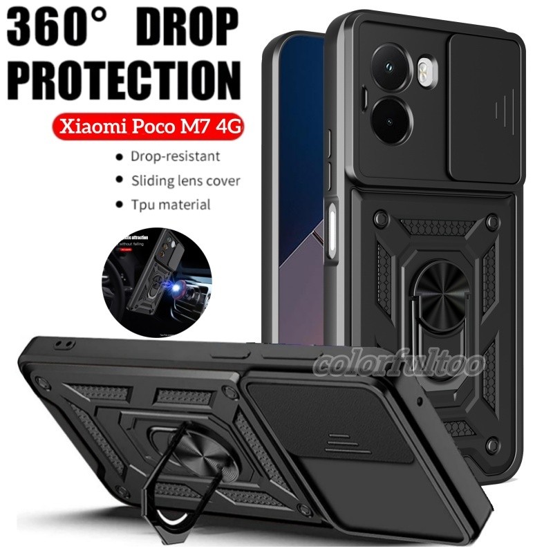 ISOI Transparante TPU Beschermhoes Voor Xiaomi Poco M7 4G – Ultra Dun Met Airbag-bumper – Kristalhelder – Krassen En Stootvast