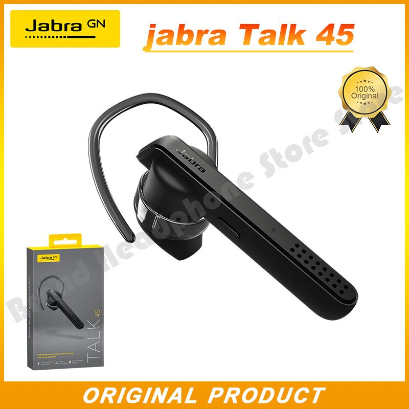 Jabra Talk 45 Bluetooth Headset For High Definition Hands-Free