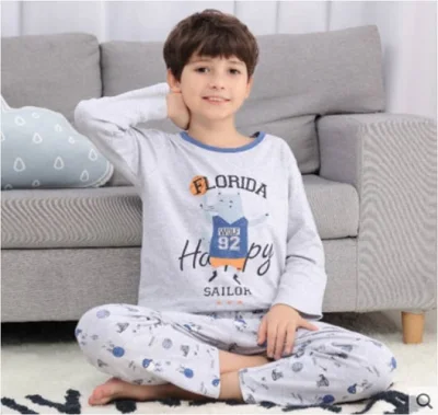 Big Kids Pyjamas Children Family Couple Pyjamas Set Up to size 180cm Boys [PJO06] Boy cotton sleepwear clothing