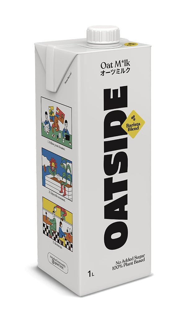 Sữa Yến Mạch OATSIDE Barista Oat Milk 1L ( Date : Tháng 5/2025 )