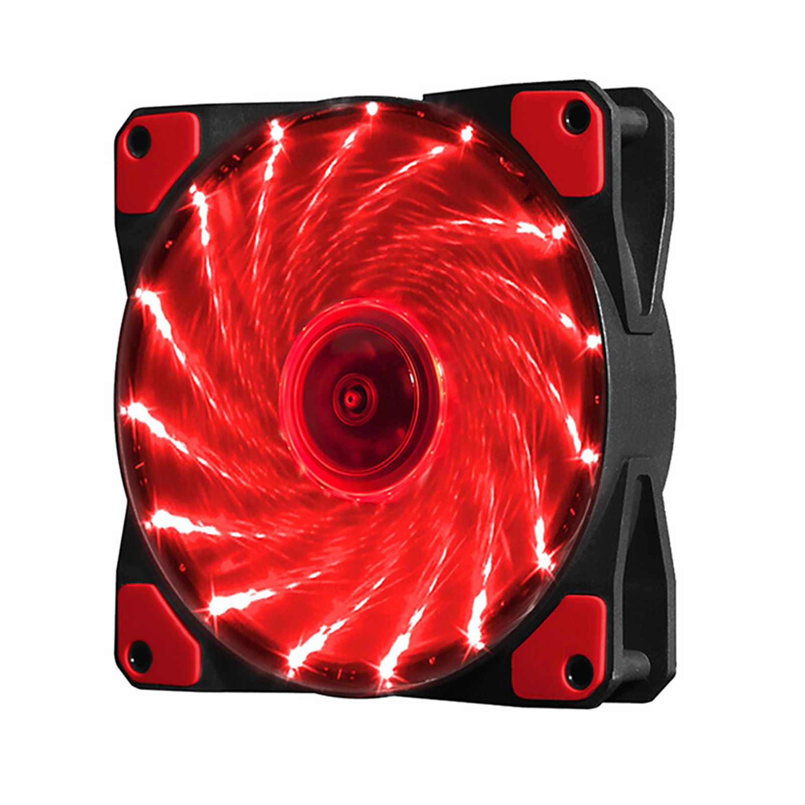 15 LED Lights Hydraulic Bearing Long Service Life Silent 3Pin 4Pin Computer Case Fan Useful Radiator Fan Giá 133,162 Đồng*Miễn phí vận chuyển