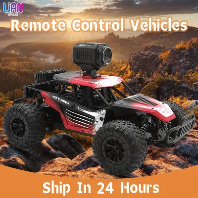LJAN Big RC Cars 2.4G High Speed Off-Road Trucks Buggy Vehicle Toys Car with high-definition camera High Speed Remote Control Trunk Toy Rechargeable