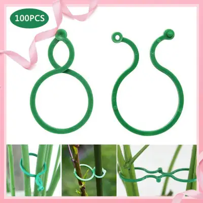 [Wondering] 100pcs Greenhouse Farm Fruit Garden Tools Agricultural Outdoor Tomatoes Cucumbers Home Plant Clips Vegetable Holder Vine Support