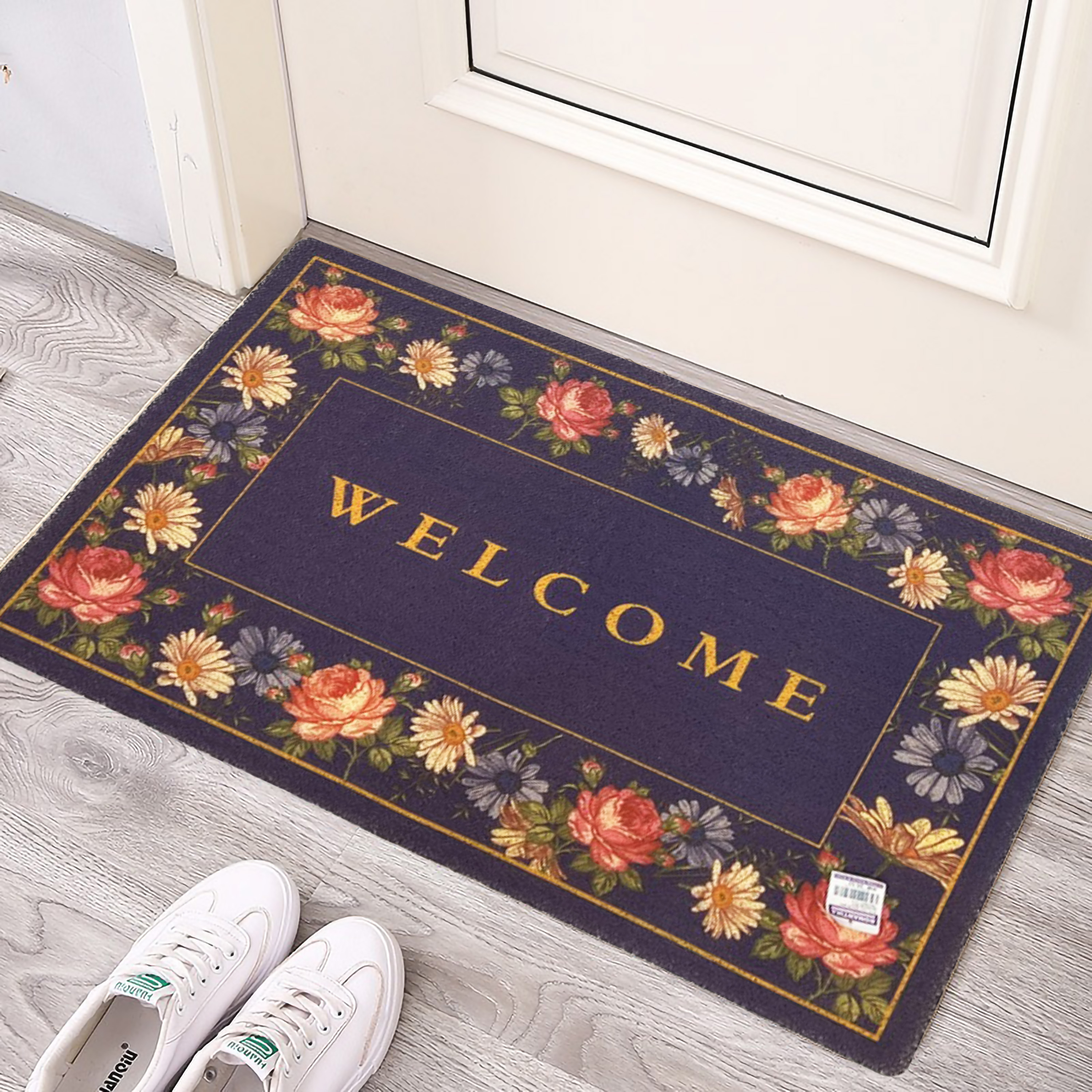 Highest Quality! PVC Welcome Door Mat with Anti-Slip Diamond Backing -  China Nti-Slip PVC Welcome Entrance and Entrance Mat price