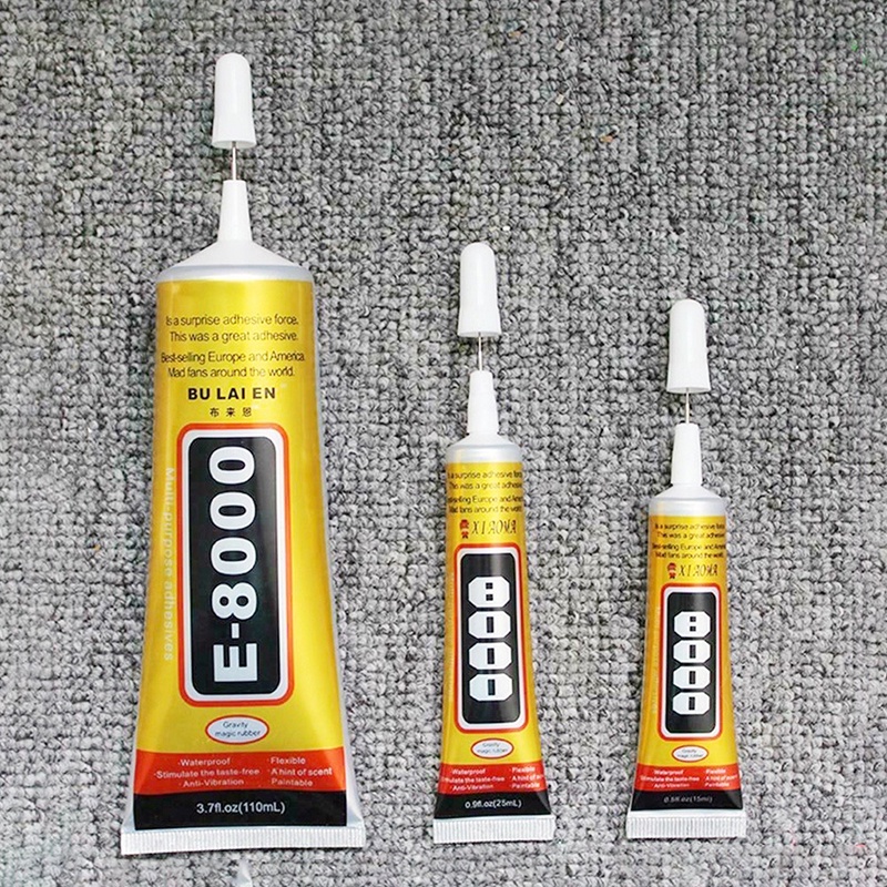 Keo dán E8000 dán đá, làm trâm, dán phiến, dán quạt cán dài