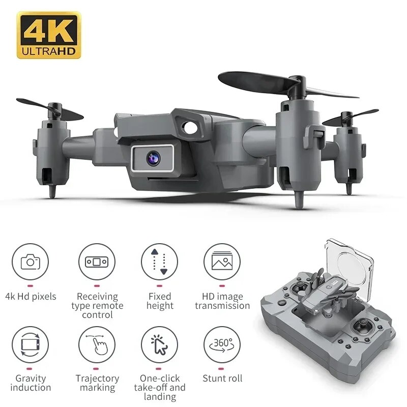 NewOne Touch Back FPV Follow Me RC Máy bay trực thăng Đồ chơi trẻ em Quadrotor Mini Drone KY905 4K Máy ảnh HD Máy bay không người lái có thể gập lại