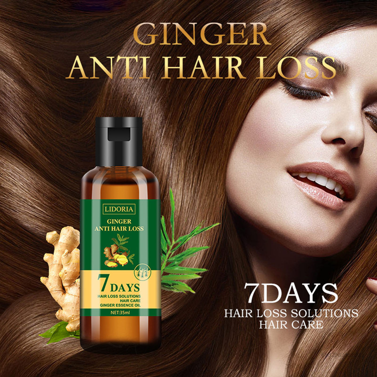 35ml gừng chống rụng tóc 7 ngày sửa chữa dầu bị hư hỏng huyết thanh cho nam giới chăm sóc dinh dưỡng cho nam giới DBS-VN