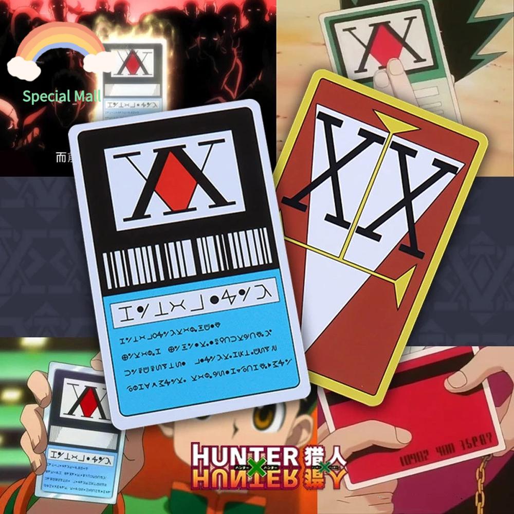Hunter X Hunter License Cards – 2-Piece Set: Ging Freecss, Hisoka, Kurapika, Killua Zoldyck – PVC Collectibles