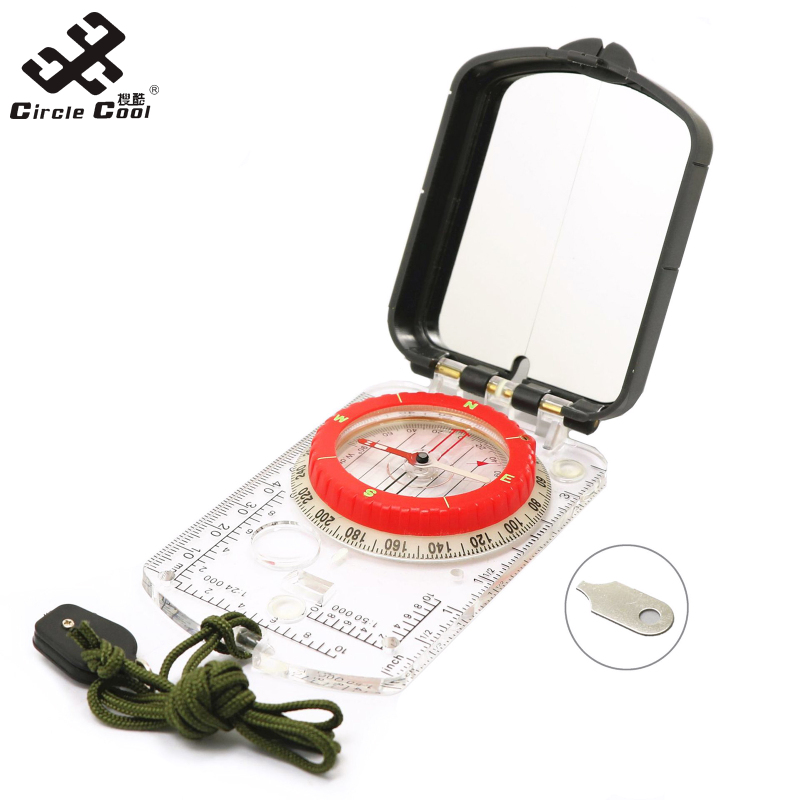Circle Cool DC45-6E Camping Survival Compass With Fluorescent Ring Compass Survival Gear For Hiking Camping Backpacking ราคา 171 บาท*ส่งฟรี