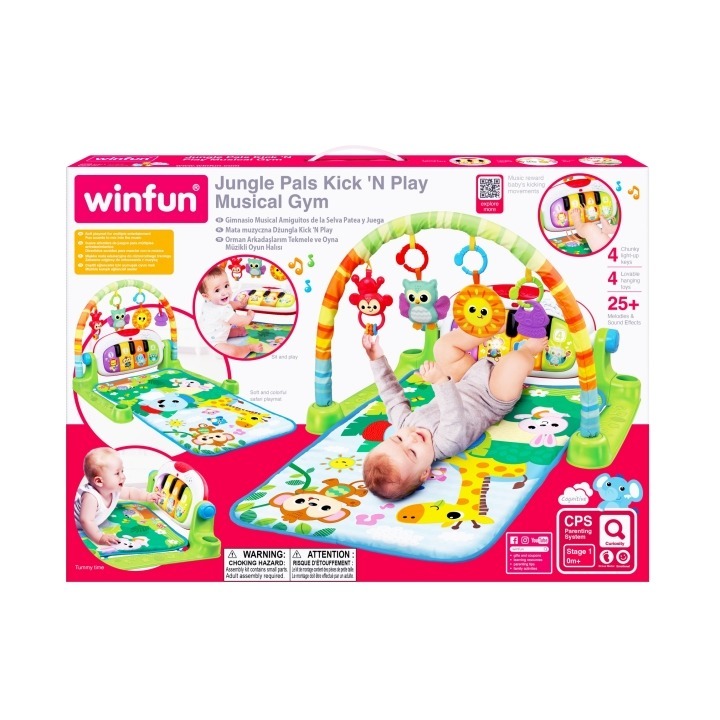 JUNGLE PALS KICK N PLAY MUSICAL GYM เพลย์จิม ราคา 1,996 บาท*ส่งฟรี