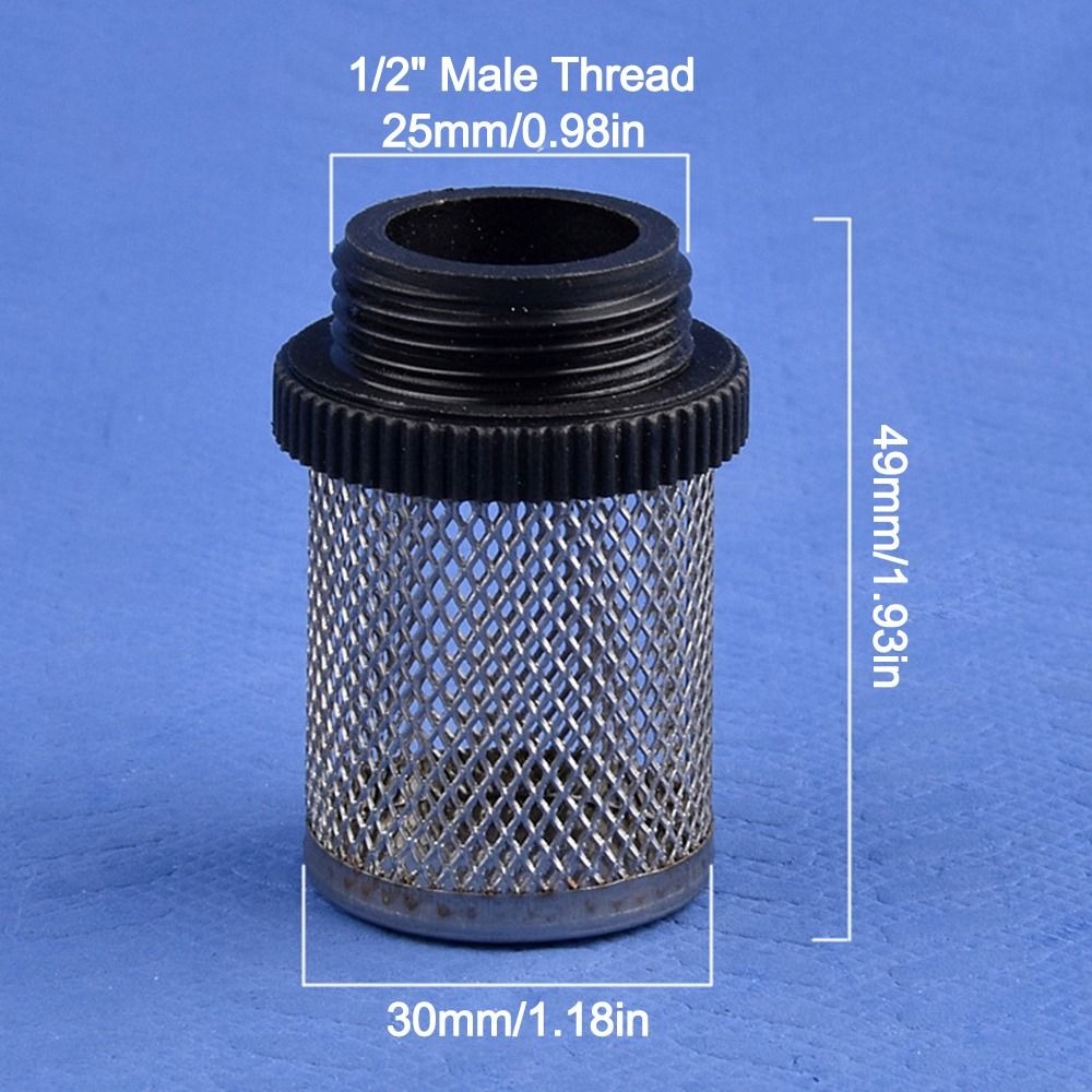 HUISHU 1Pc Nước sạch Bộ lọc ống Bộ lọc chung Lắp đặt bơm nước Bộ lọc bơm nước  1/2''~2'' Bộ lọc màn hình lưới cho bể cá thủy sinh tưới nhỏ giọt - 7