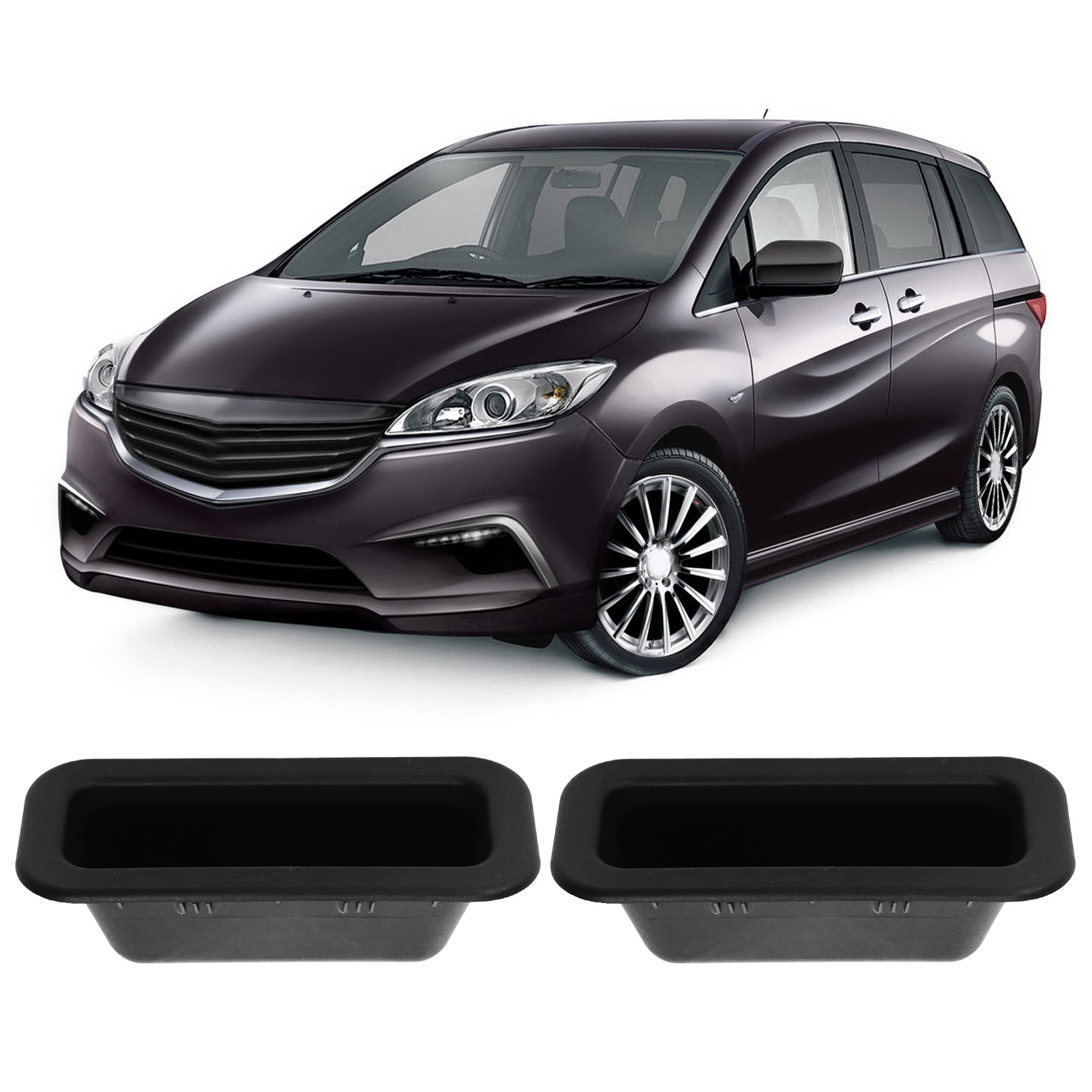 tomvorks Interior Lid Trunk Pull Down Handle Black Interior Trunk Lid Handle Accessory for Mazda 3 5 CX-5 CX-7 RX-8 Enhances Interior Convenience ราคา 219 บาท*ส่งฟรี