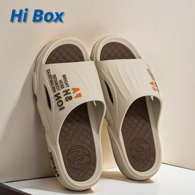 JasmineStyle Slippers men's summer sports soft bottom home bath non-slip wear-resistant men's cool slippers