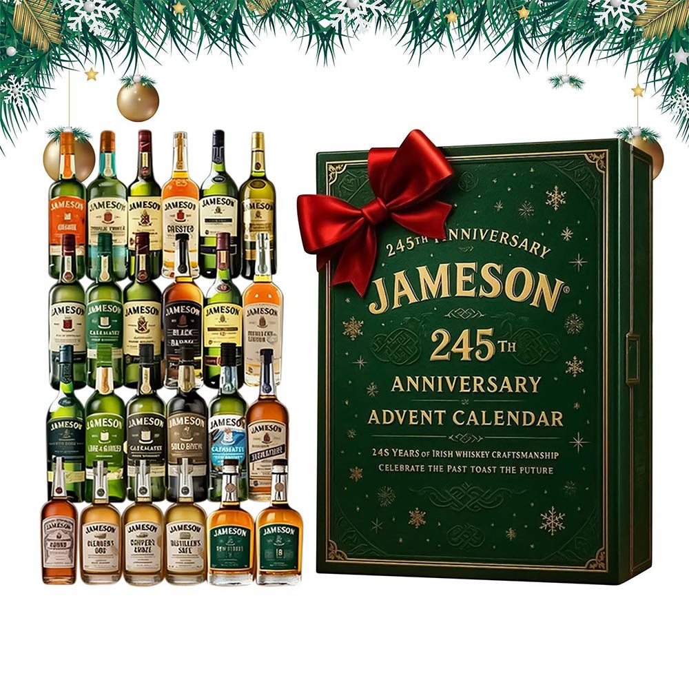 Jameson 245th Anniversary Advent Calendar Whiskey Countdown Calendar 2D Acrylic