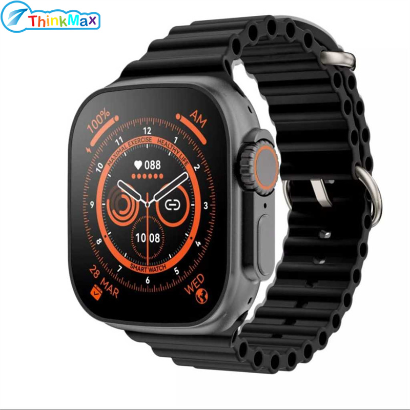 Watch 9 Ultra Smart Watch Heart Rate Blood Oxygen Sleeping Monitoring Smartwatch 2.19 Inch Fitness Tracker NFC Function ราคา 244 บาท*ส่งฟรี