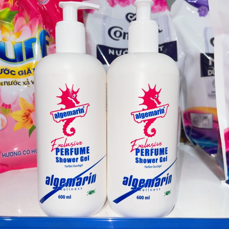 Sữa tắm cá ngựa algemarin hàng chuẩn đức chai vòi 600ml