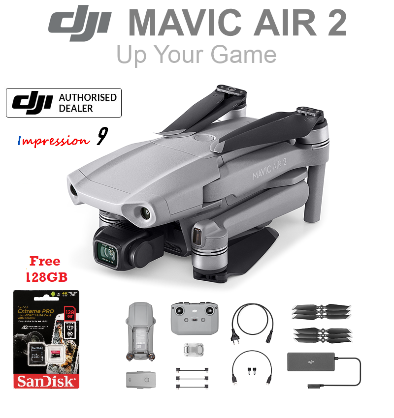 DJI Mavic Air 2 (Free Sandisk Micro SDXC 128GB Extreme Pro 170mb/s) Singapore