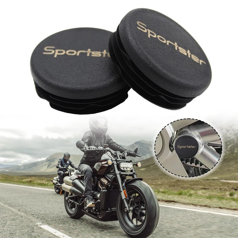 Motorcycle frame hole cover caps plug decorative frame cap set fits for harley sportster s 1250 rh 1250 s 2021 2022