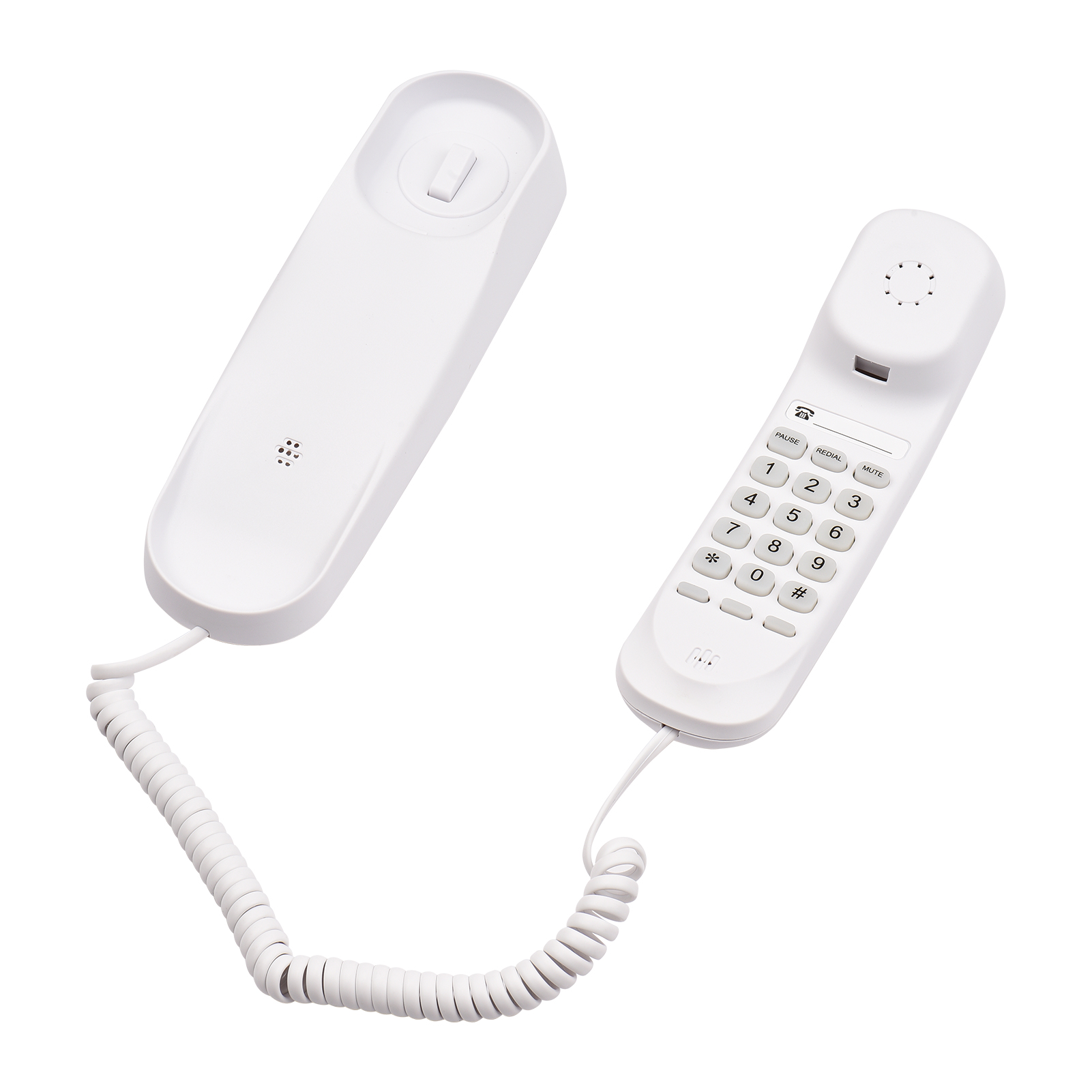 Jabey Corded Telephone Mini Desktop Corded Landline Phone Fixed Telephone Wall Mountable Supports Mute/Pause/Hold/Reset/Flash/Redial Functions for Home Hotel Office Bank Call Center ราคา 228 บาท*ส่งฟรี