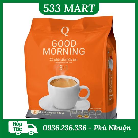 Cà phê sữa Good morning Trần Quang 480g 24 gói x 20g