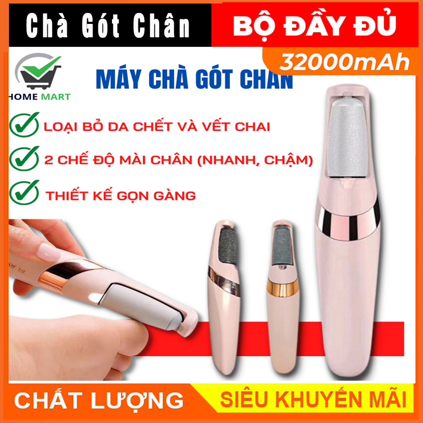 Máy chà gót chân tẩy tế bào chết cho tiệm nail, cá nhân tại nhà tẩy tế bào chết sạc pin tích điện 2 đầu mài, bí quyết giúp da chân mịn màng bảo vệ da, máy chà gót chân, chà gót chân