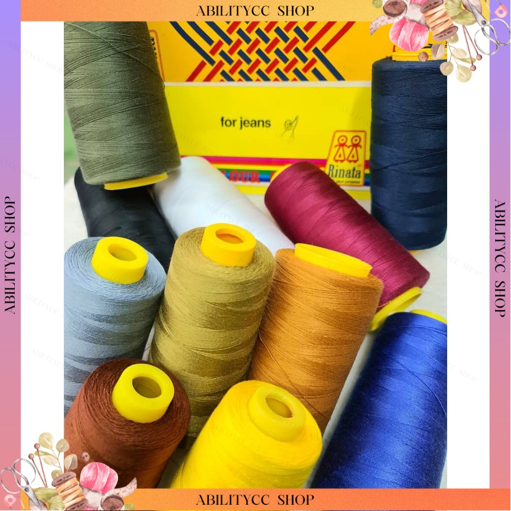 Jeans thread/ Denim thread/ Benang jeans 200meter
