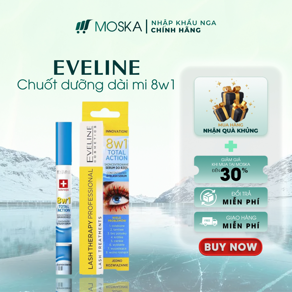 Huyết Thanh Dưỡng Dài Mi EVELINE - Tinh Chất Dưỡng Giúp Mi Dài Hơn Làm Dày Mi Lông Mi Cong Vút Tái T