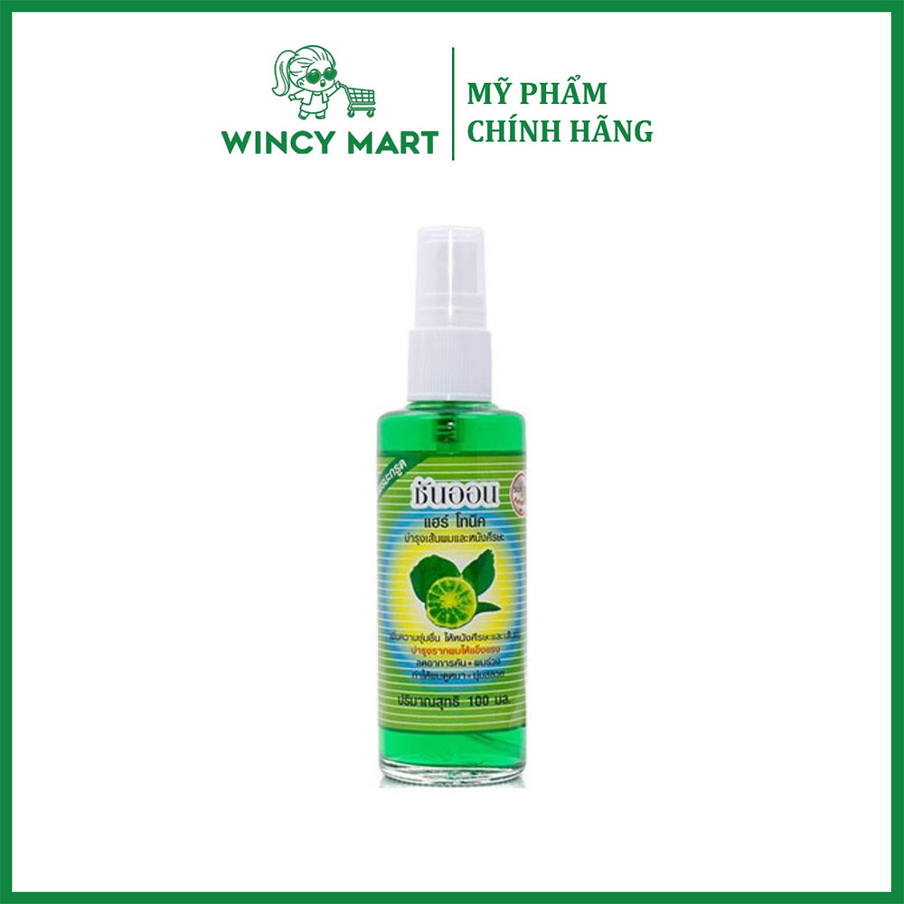 Nội Địa Thái Xịt Dưỡng Tóc Tinh Dầu Bưởi Kích Thích Mọc Tóc Sunnon Hair Tonic Vitamin Serum 100ML - Wincy Mart