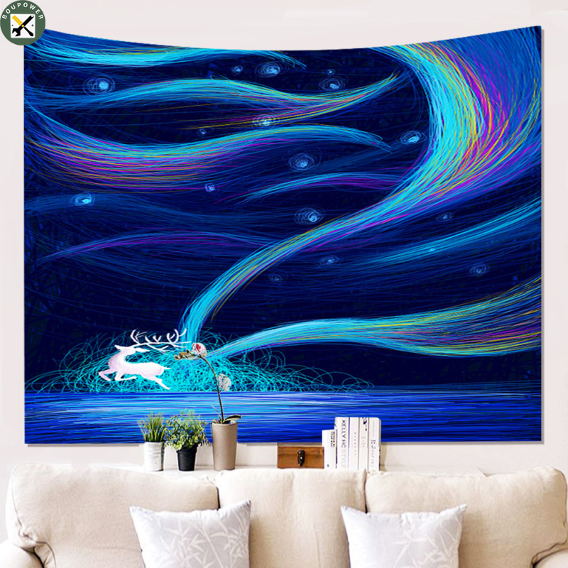 Boupower new Mysterious Landscape Style Painting Wall Hanging Cloth
