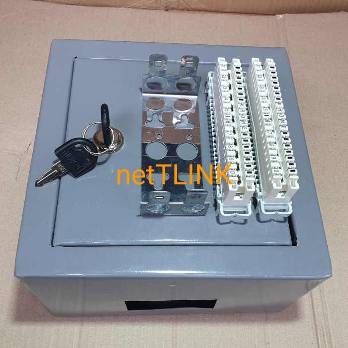 BOX MDF TELEPON 20 PAIR / TERMINAL BOX 20 PAIR /BOX TELEPON KALENG 20" -DIASHOP18 Giá 251,000 Đồng*Miễn phí vận chuyển