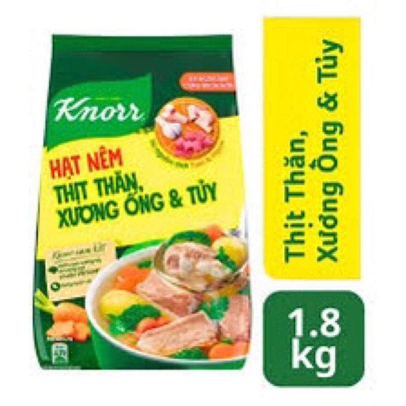  Túi Hạt Nêm Knorr 1.8kg Thịt Thăn xương Ống và Tủy Bổ Sung Vitamin A 