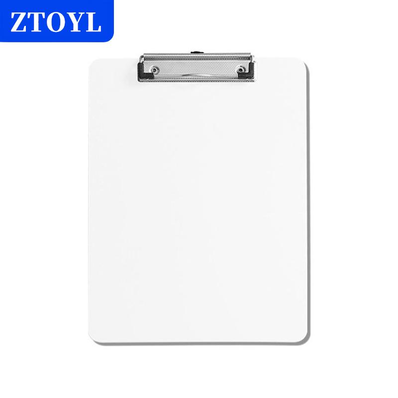 [COD] ZTOYL A4 5 6แฟ้มโฟลเดอร์คลิปบอร์ดสำหรับเขียนคลิปหนีบกระดาษทดสอบอุปกรณ์การเรียนเครื่องเขียนสำนักงาน