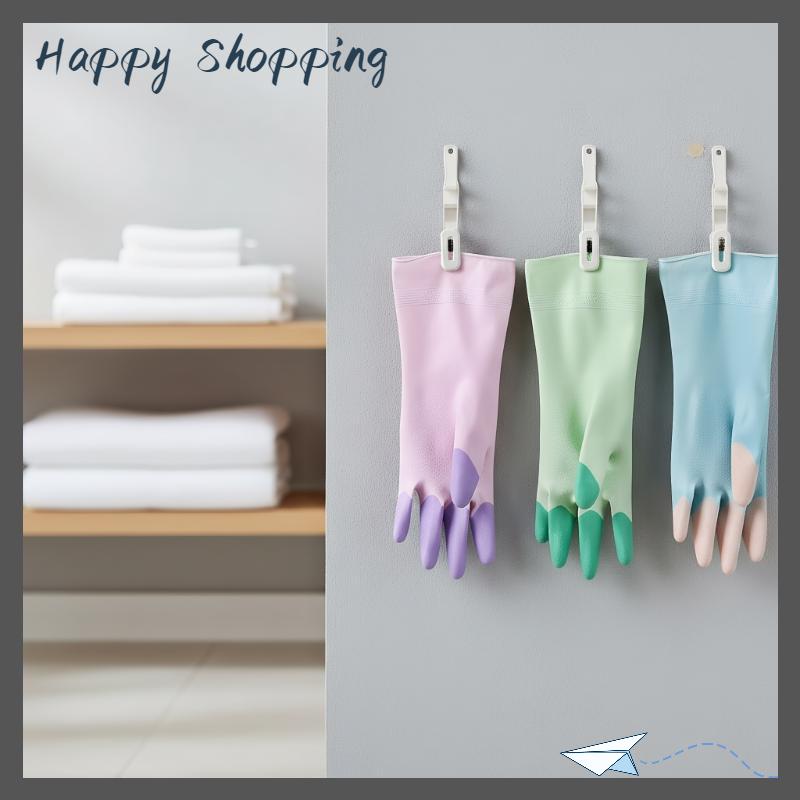 [THS Store] COD Silicone Rửa Chén Làm sạch Găng tay nhà bếp cung cấp chống trượt thuận tiện dài rửa chén găng tay tái sử dụng bền hộ gia đình